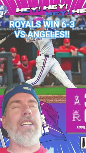 THE ROYALS REPORT GAME 26!! ROYALS WIN 6-3 VS ANGELES!#kansascityroyals #mlb