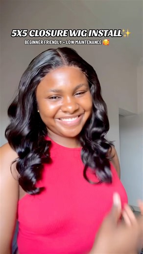 How to install a 5x5 closure. Beginner friendly/Low maintenance. #hairstylist
