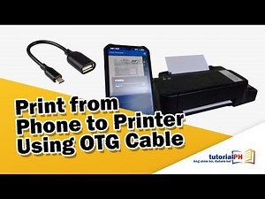 How to Print Using OTG Cable on Your Phone