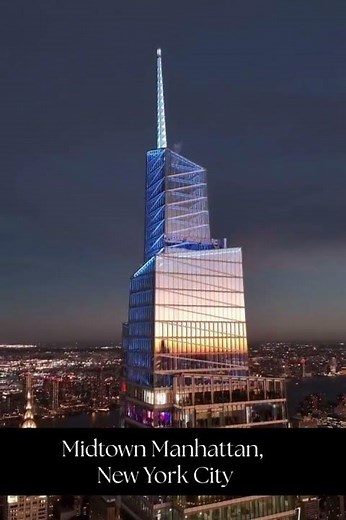 SUMMIT One Vanderbilt at Night: NYC Skyline View from Manhattan's Iconic Skyscraper