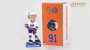 Legends Night honoring Butch Goring is 3/21! The first 10k fans at UBS Arena will receive a Goring bobblehead thanks to our friends at PitchBook. Get your tickets now: https://bit.ly/3yNjZc7 | New York Islanders