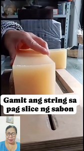 Gamit ang string sa pag slice ng sabon #string #cutting #resourceful #inspiring | Things around blogs