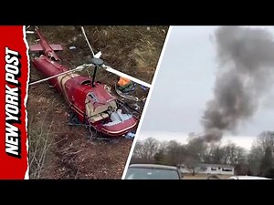 Helicopter Falls From Sky After Midair Collision