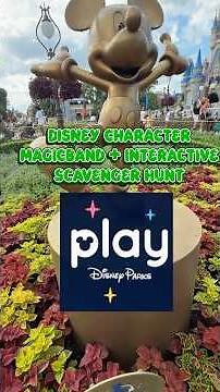 Must do Scavenger hunt at Disney World with Play Disney App!