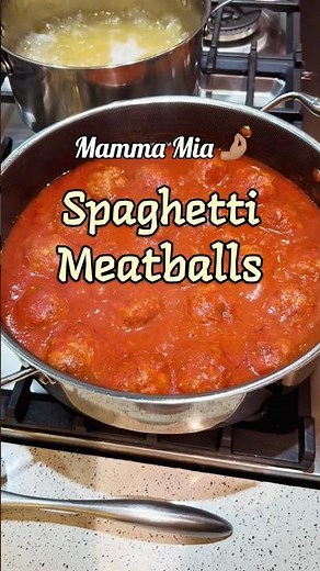 Spaghetti and Meatballs pasta 🍝