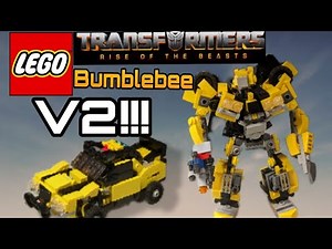 Ultimate Custom LEGO Transformers Bumblebee from Rise of the Beasts