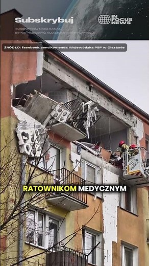 Potężna eksplozja w bloku w Braniewie!