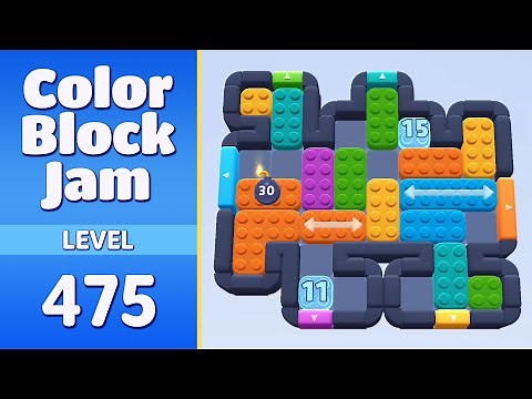 Color Block Jam Level 475 | Every Puzzle Solved! 🎯