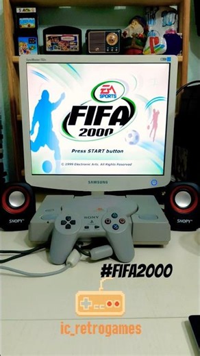 Fifa 2000 #fifa2000 #retrogaming #easportsfifa #fifa #2000s #oldgames #retrogames #retro #ps1 #gamer