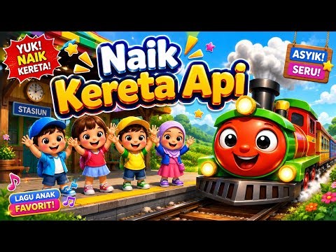 NAIK KERETA API TUT TUT TUT | LAGU ANAK INDONESIA ❤️ LAGU ANAK POPULER