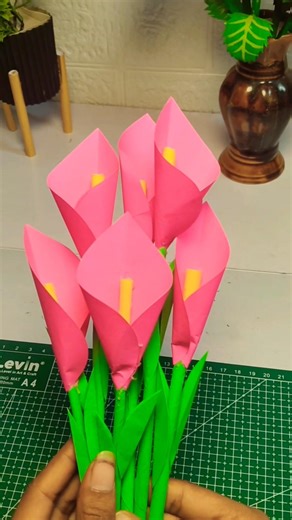 DIY Paper Calla Lily Flower 🌷 | Easy & Beautiful Paper Flower Craft