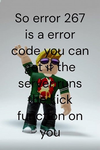 Roblox error code 267 meaning! #roblox #robloxhacking #robloxhackers