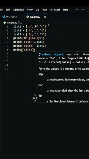 Python List append() Tutorial for Beginners ⚡😃 #coding #python #shorts