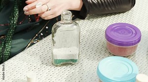 Training of sand animation