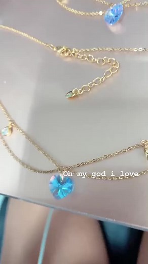 This is the first Bridgerton inspired piece i made 😍 Tala by Kyla’s The Incomparable Necklace — 💙 Should we restock this collection? ✨💫