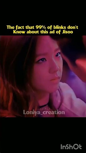 99% of blinks don't Know about this ad of jisoo 😳(d) #jisoo #blackpink #shorts