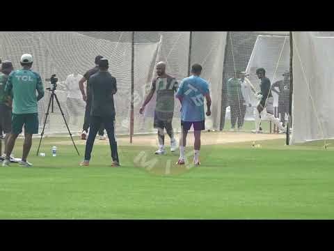 Babar Azam back with special bats for Batting practice | Babar Azam batting against Spinners
