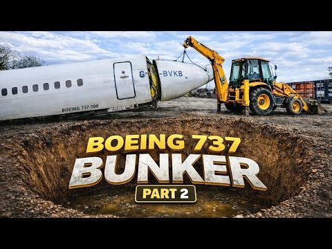 Cutting Up A Plane to Make an Underground Bunker (Part2)