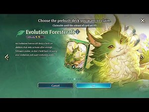 Evolution Forestcraft (prebuilt deck, Skybound Dragons) - Shadowverse: Worlds Beyond