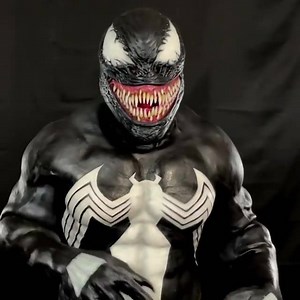 2.5K views · 81 reactions | Check out this mind blowing Venom silicone suit and mask from Immortal Masks! Cast with Ecoflex™ 00-20 platinum silicone and Soma Foama™ silicone foam! Muscle suit and sleeves sculpted by @saekoyamazaki1985 Mask sculpted by @andrewfreeman27 Paint by @xuyart and @andrewfreeman27 Modeled by @oldirtyzombie #smoothon #siliconesuit #venom #cosplay #costume #mask #siliconemask #halloween | Smooth-On | Facebook