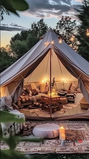 Boho Outdoor Retreat | How We Styled Our Bell Tent for Glamping