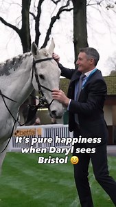 Your annual dose of Bristol De Mai and @dazjacob 🤝 Reunited at Haydock on @betfair Chase Day 🤩 | Haydock Park