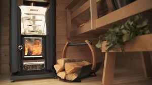 Nothing like a good blaze in a Harvia woodburning stove on a cold autumn evening. Did you know that Harvia Pro 20 is the most popular woodburning sauna stove of all time in Finland? We gave the trusty classic a new look - and she's never looked better ♥️ #harvia #puukiuas #harviasolide #finnishsauna #сауна #sauna #mökki #glamping | Harvia