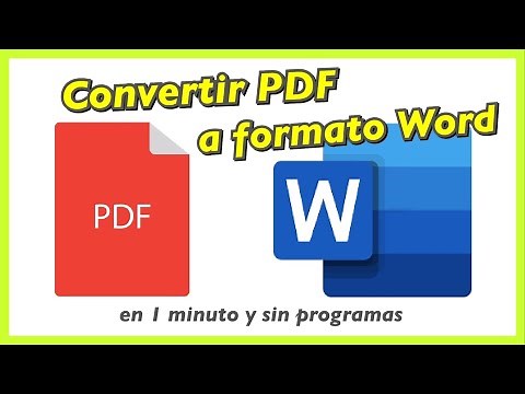 Convertir PDF a Word Online - GRATIS Y SIN PROGRAMAS - CON GOOGLE DRIVE