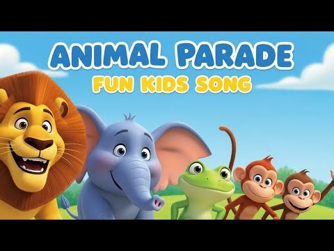 Animal Parade Song | Learn Animals with Music for Kids