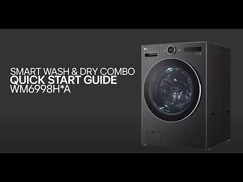 [LG Washer/Dryer Combo] How to Use the LG Washer and Dryer Combo 2024