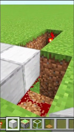 Automatic Minecraft Door Tutorial 🚪 | Easy Redstone Door Build! #minecraft