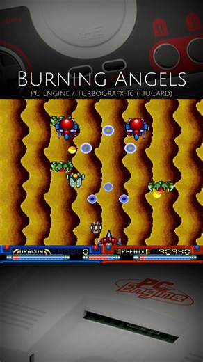 Burning Angels (PC Engine/ TurboGrafx-16) #games