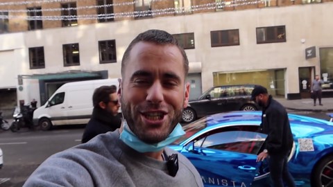 25-year-old wraps his £3 million Bugatti chrome