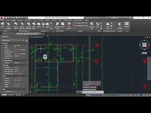 Lec. 5_3 How to Draw a Plan - Grids and Columns [AutoCAD Basics]