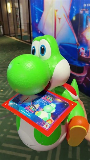 LUTUNAAA! Yoshi dateng ke premiere Film The Super Mario Galaxy Movie!