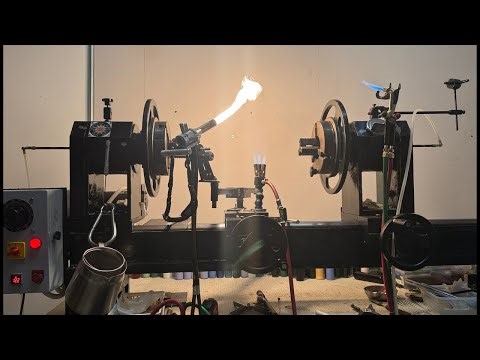 Let Me Teach You Glassblowing - Live - Color Rod Blowout / Flame Polishing Topper + Shot Glass