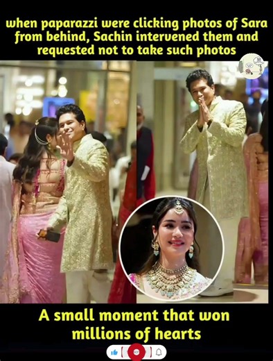 God of Cricket or Protective Dad? 🛡️👨‍👧 Sachin Tendulkar Wins Hearts Again.#shorts #viral #trending