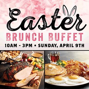 Book your reservation today for our Easter Brunch Buffet! 🌷 *Available at select Claim Jumper locations only | Claim Jumper Steakhouse & Bar