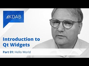 Introduction to Qt Widgets (Part 01) - Hello World