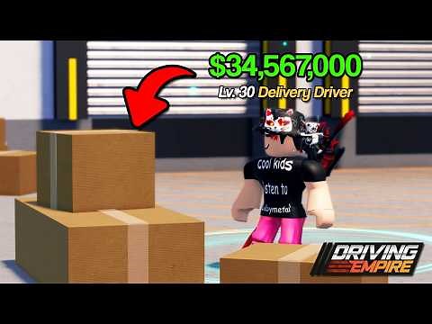 How To Make $25M+ PER HOUR in Driving Empire (Delivery Job Revamp)