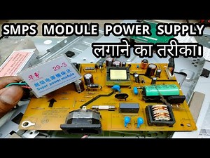 How to install module in led tv // How to use smps module in led power supply
