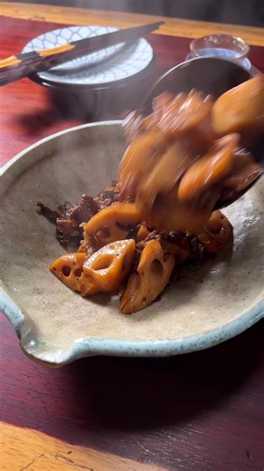 レンコンと牛肉の美味しい煮物レシピ