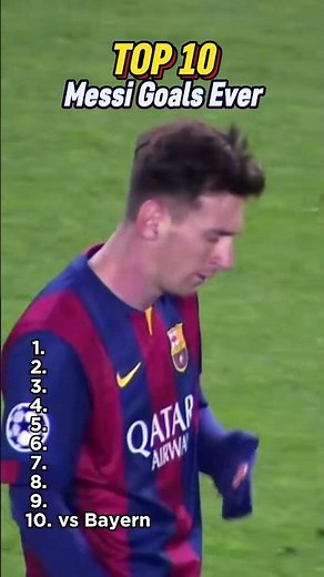 Lionel Messi Top 10 Goals Ever 🔥
