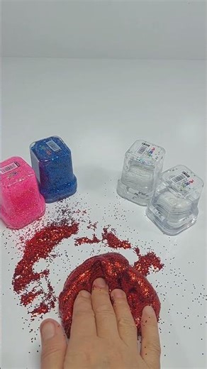 ✨ Glitter Slime ✨ | Clear & Satisfying ASMR 💎 | Relaxing Sounds 😍