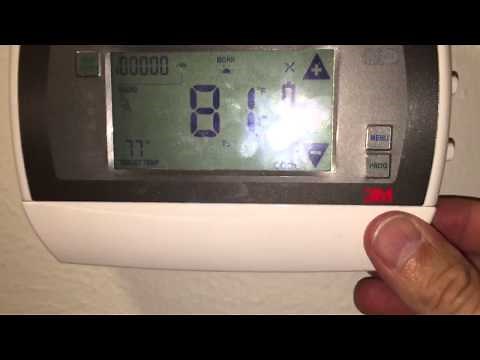 Filtrete Thermostat - Changing the battery