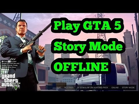 HOW TO PLAY GTA 5 IN OFFLINE MODE PC (EPIC STORE) 2020