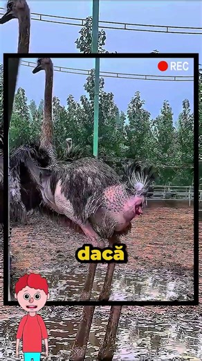 Cum se Adună Ouale de Struț? 😱 #curiozitati