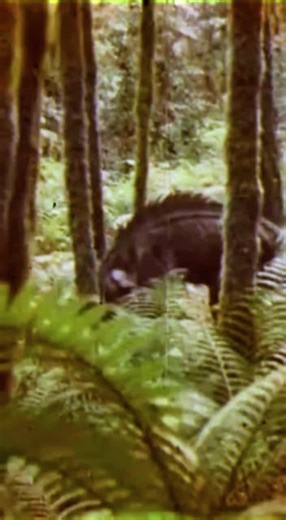 strange demon creature caught on previously lost footage from Indian rainforest in 1987 real or hoax? #india #cryptid #demon #scary #animal