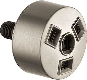 Delta Faucet SH5005-SS Massaging Body Spray Sprayhead, Stainless,3.200"L x 2.200"W x 2.200"H