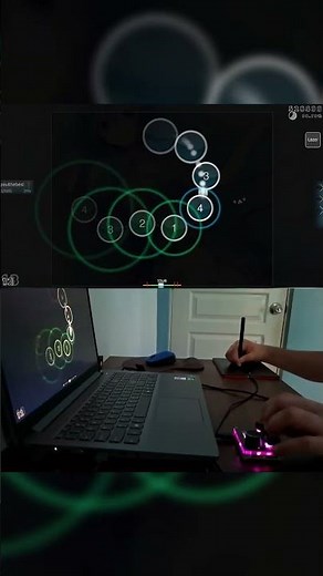 classic spaced stream clipfarm map (nyan nyan drive) #osu #osugame